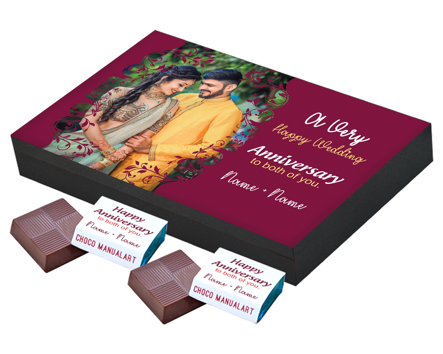 Best Personalized Marriage Anniversary Choco Gift