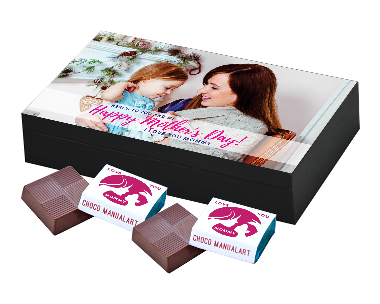 Beautiful Printed Mother's Day Chocolate Gift Box.