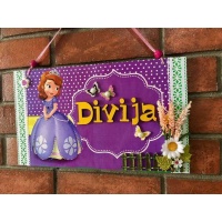 door name plates for cute kids room hand made hitchki dot in 0016