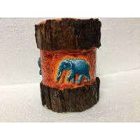 elephant hand made festive tea lights for diwali hitchki dot in 0003
