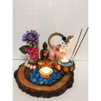 lord buddha gautam budha hand made festive tea lights for diwali hitchki dot in 0002
