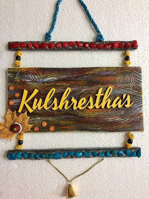 Unique Hand Made Creative Name Plate Designs Of Wood Hitchki