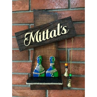 wooden name plates house office door wall flat bungalow plaques hand made hitchki dot in personalized gifts 0070
