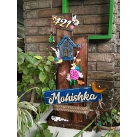 wooden name plates house office door wall flat bungalow plaques hand made hitchki dot in personalized gifts 0089