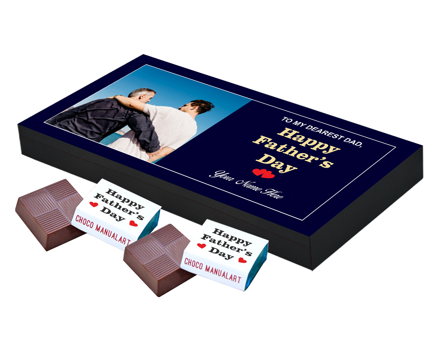 Best Customized Happy Father's Day Chocolate's Box