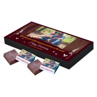 Customized Chocolate Anniversary Gift for Couples