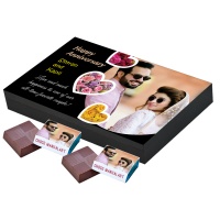 Personalized Wedding Anniversary Chocolate Gift
