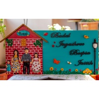 Family themed nameplate
