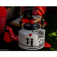 Love themed Handpainted Kettle