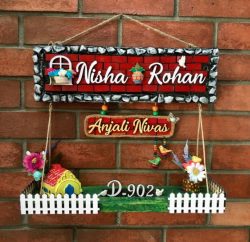 Unique Customized Wooden Nameplate In Goa | | HITCHKI Gifts Unique Customized Wooden Nameplate In Goa Engraved nameplate