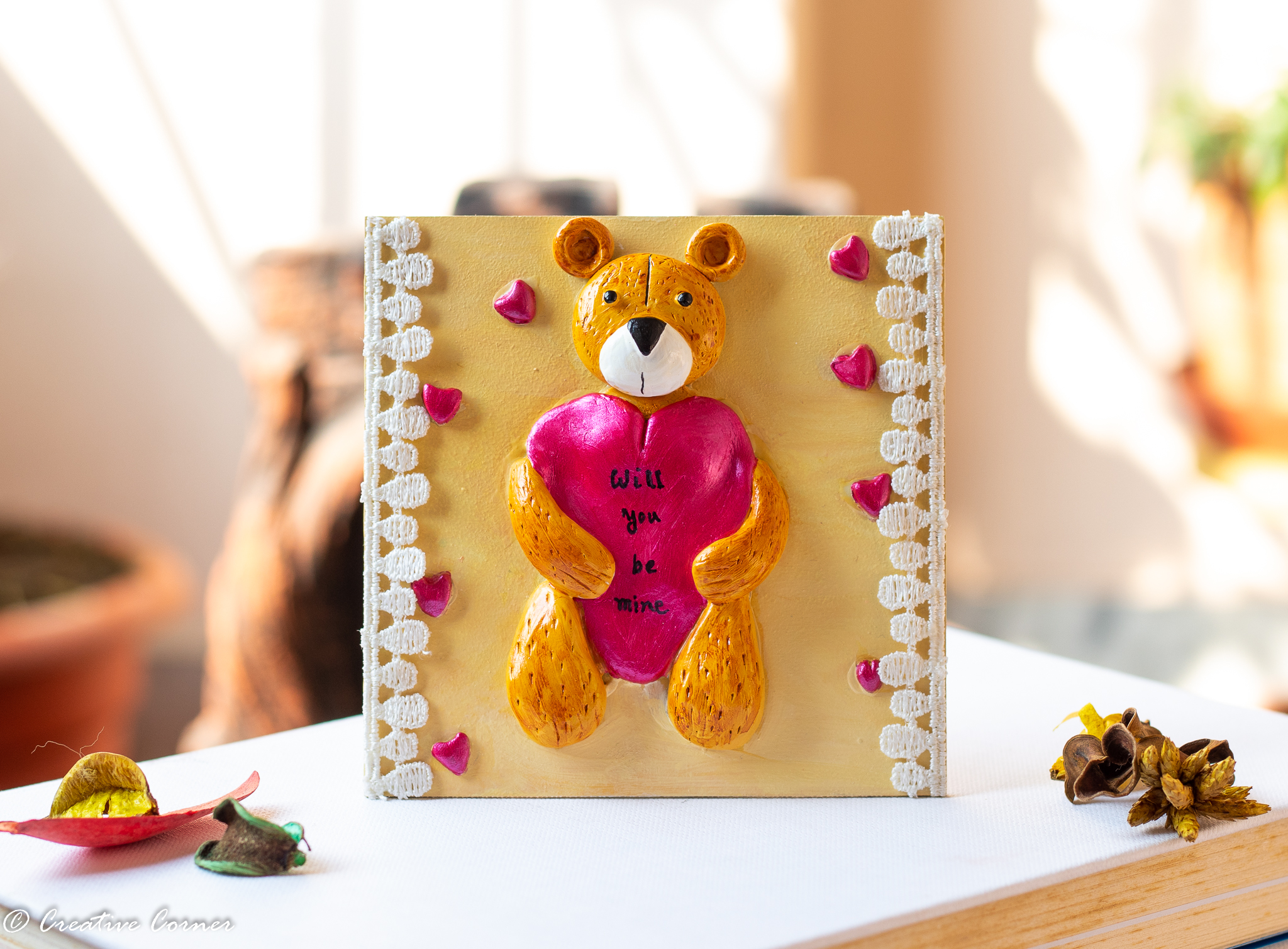 Teddy Bear themed fridge magnet