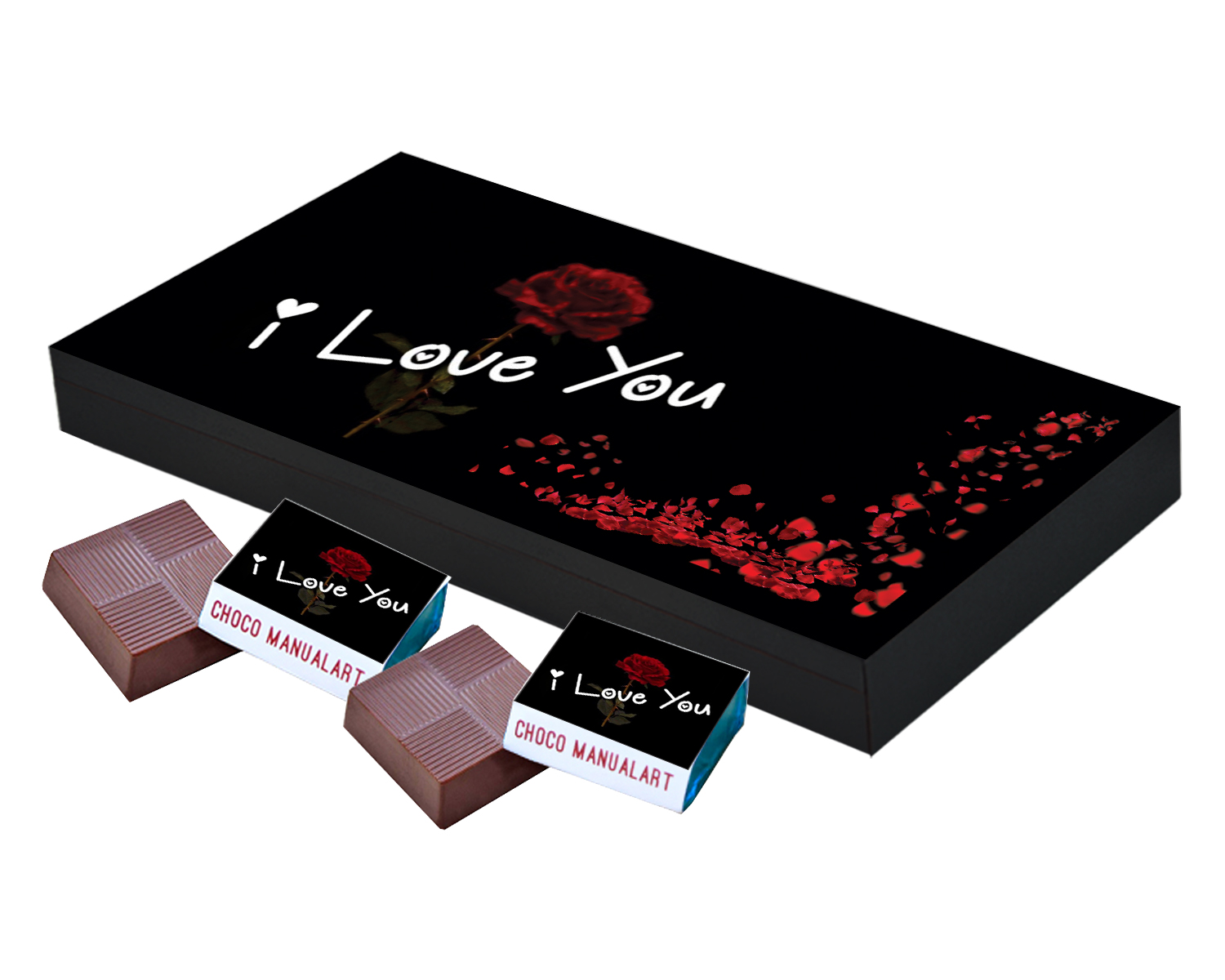 Personalized Beautiful I Love You Chocolate Boxes.