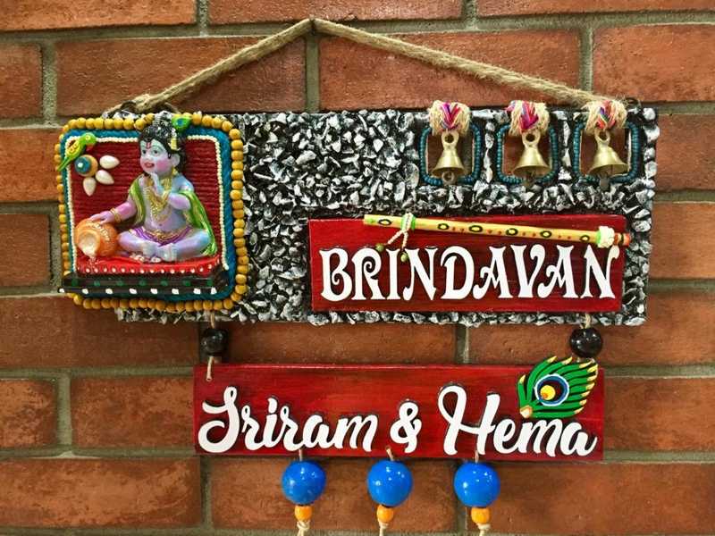 Unique Nameplate Design For Home India Hitchki