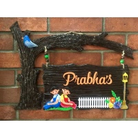 buy unique name plate for home online 010