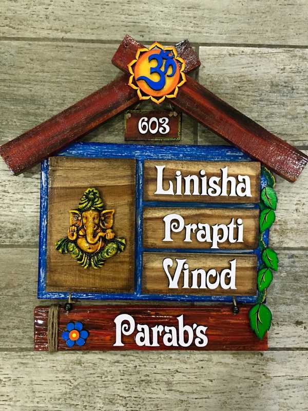 house name plate bangalore mumbai delhi 001